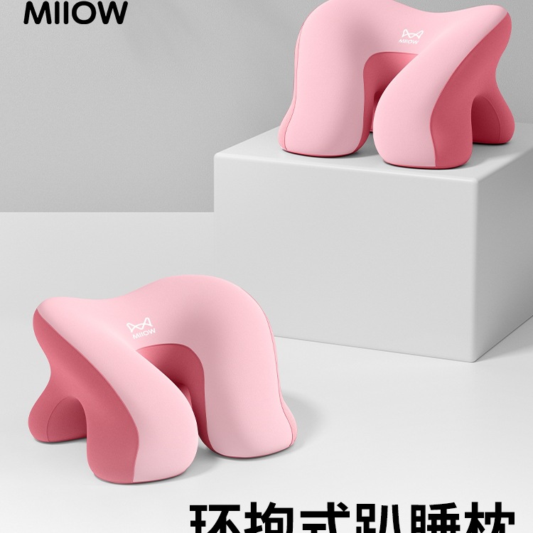 午睡枕趴睡枕小学生教室趴着睡觉午睡儿童午休趴趴枕绢花其他猫