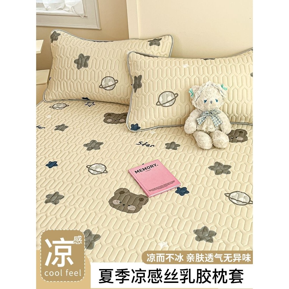 乳胶凉席枕套一对装48cmx74cm儿童枕头套单个枕芯内胆套2025新款