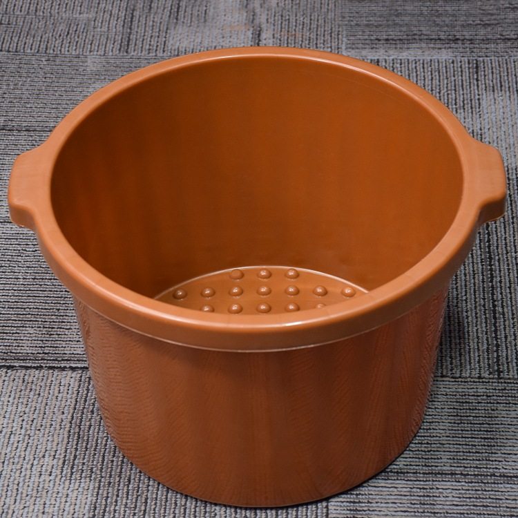 加厚牛筋泡脚盆耐摔足浴桶加深洗脚盆桶家用按摩足疗店用非木桶盆