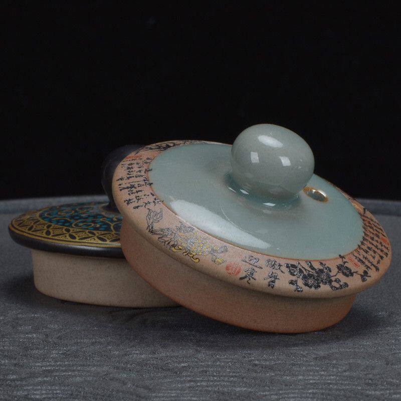 陶瓷茶壶单盖子配盖茶具配件零配盖置小盖子杯盖紫砂汝窑青瓷双层