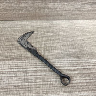 老式核桃刀纯手工铁打吃青皮 专用去皮开壳工具儿时记忆