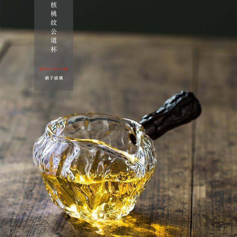 玻璃公道杯加厚耐热公杯发财茶海分茶器功夫茶具茶道配件