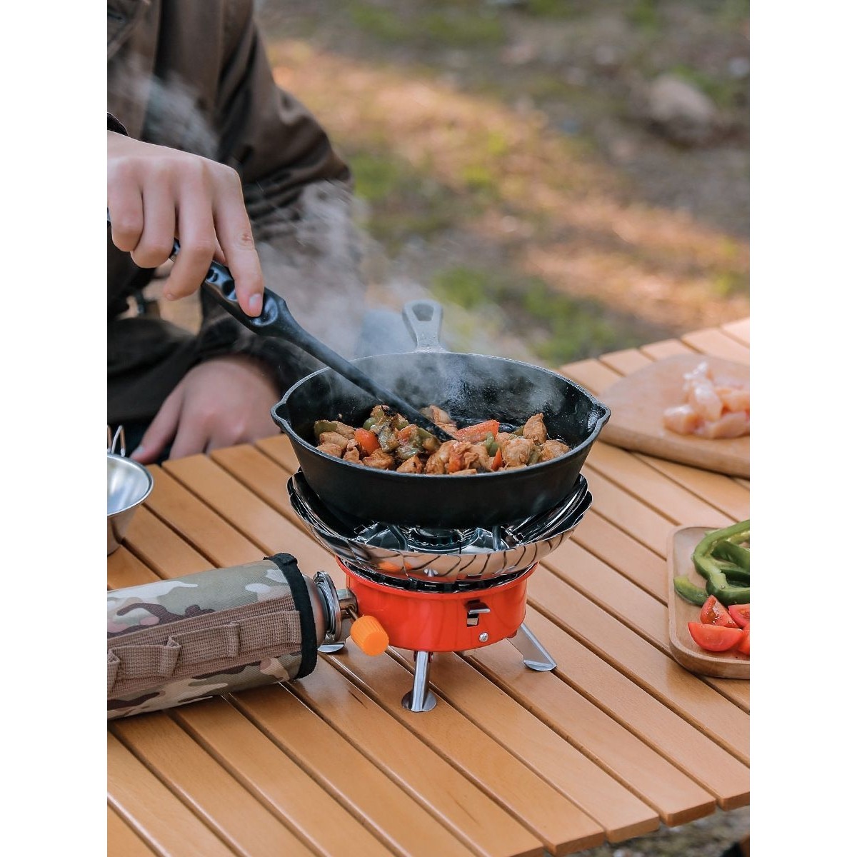 户外防风莲花炉头露营野餐炉具野外可折叠燃气炉便携式电卡式炉灶,户外/登山/野营/旅行用品,野餐炉具/焚火架,淘宝优惠券,粉丝福利购,淘宝优惠卷