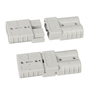 公母插头安德电动叉车锂电池电瓶充电连接器大功率50A120A/175A