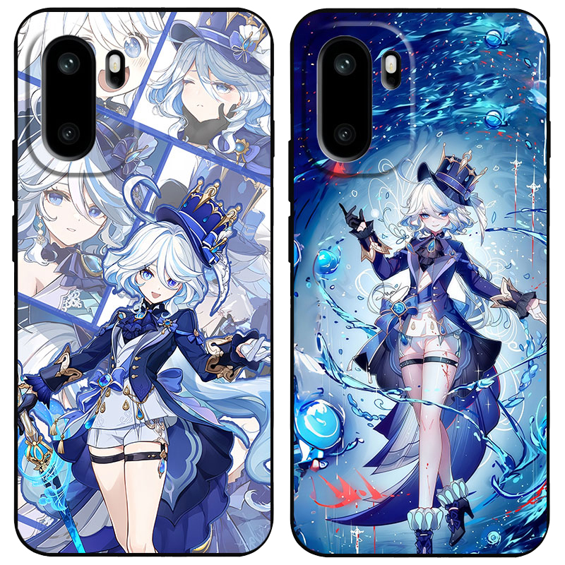 适用一加ace6手机壳动漫定制个性创意全包防摔保护套新款磨砂软壳日系二次元水神芙宁娜