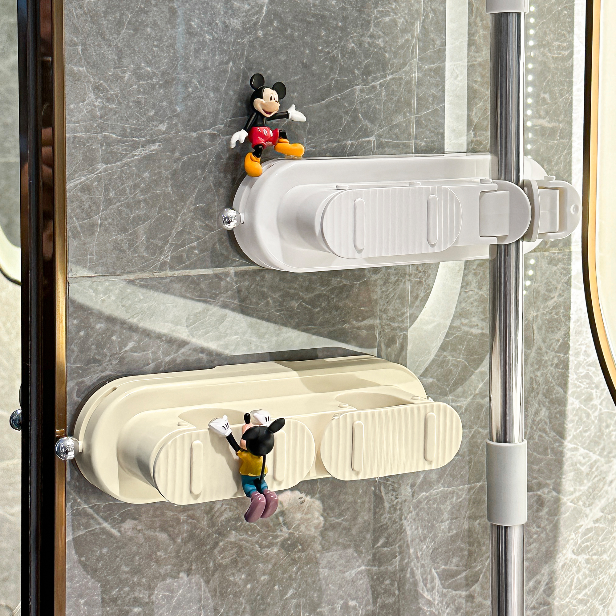 杜琥吸盘拖把夹免打孔挂钩