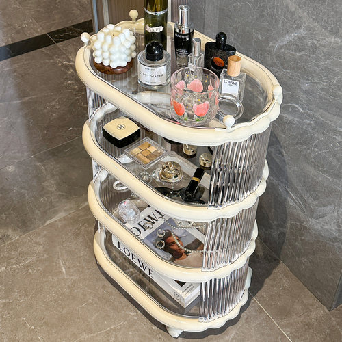 杜琥化妆品小推车可移动置物架