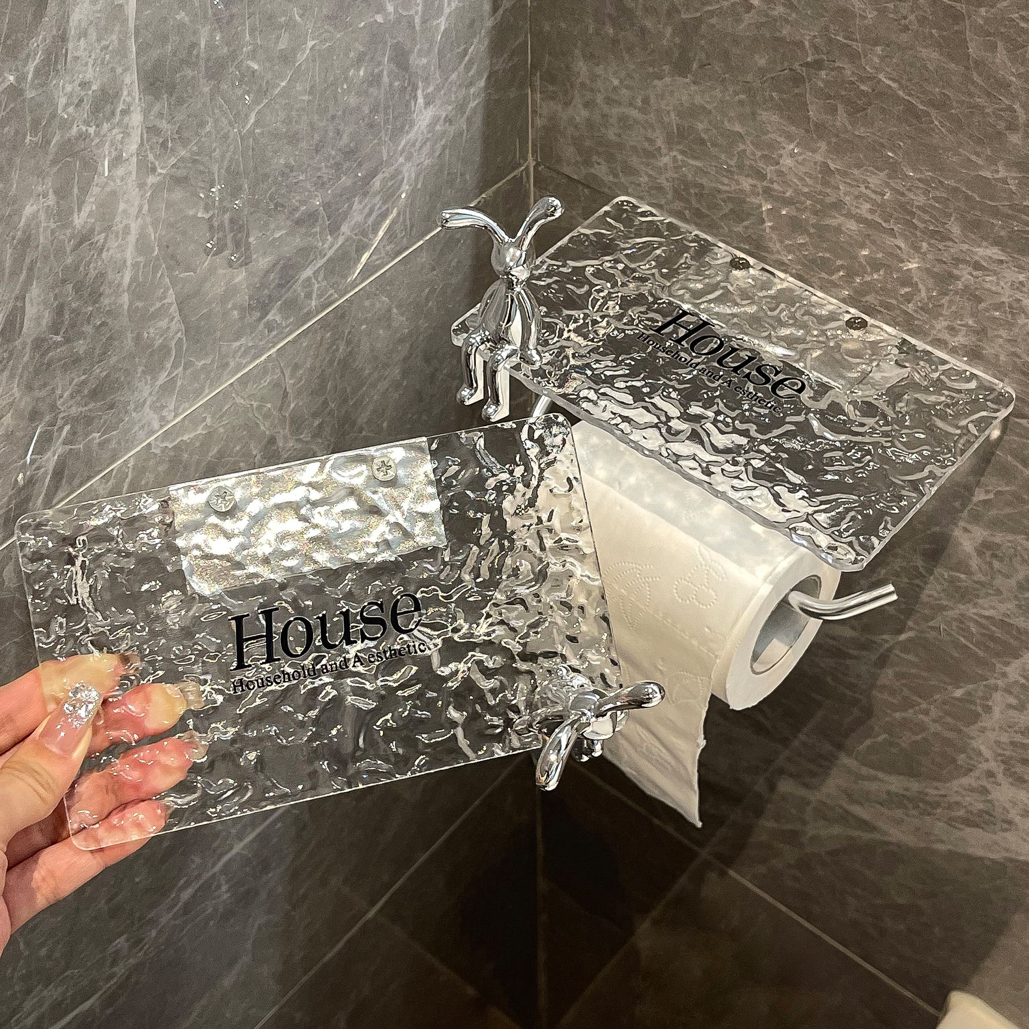 卫生间纸巾盒壁挂式免打孔