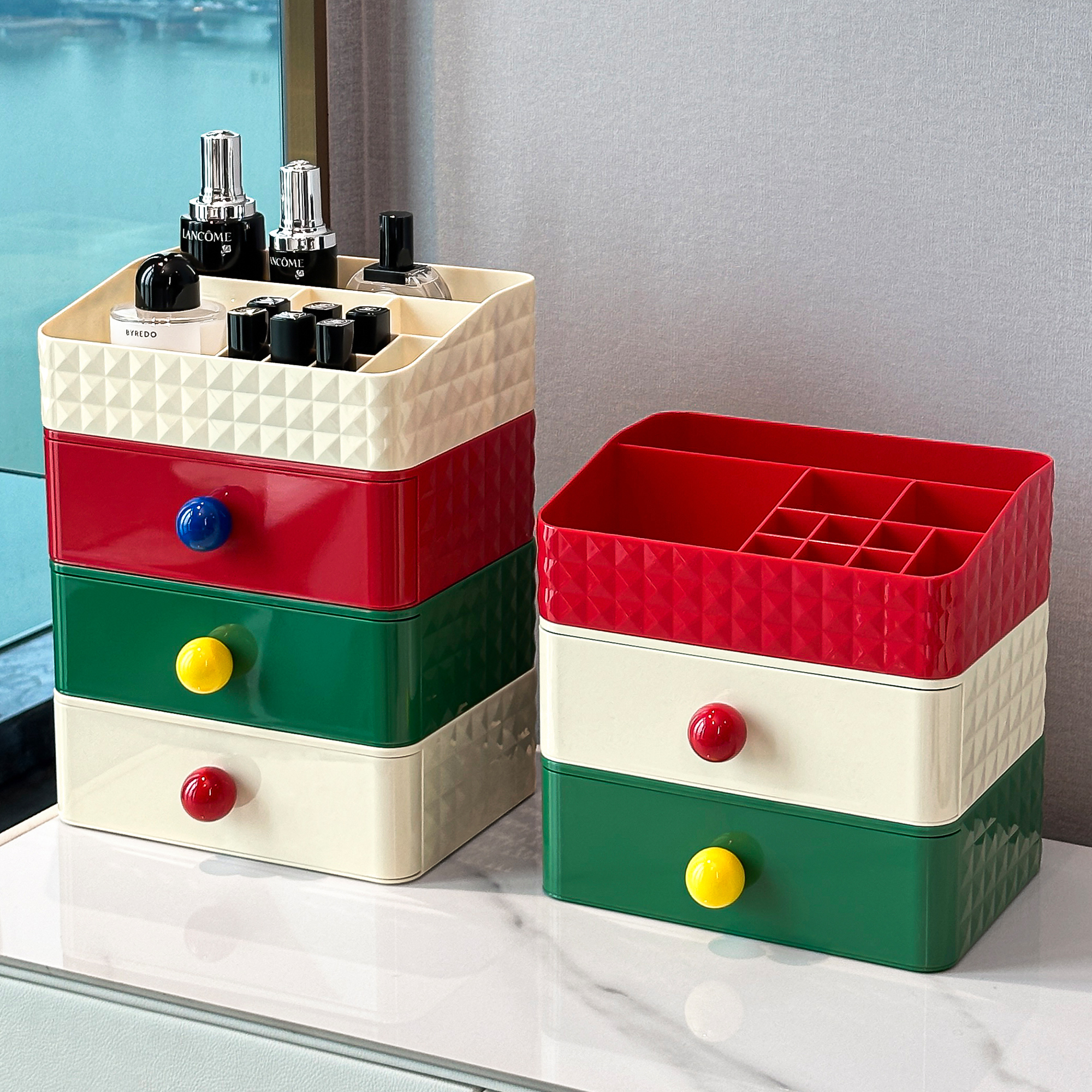 杜琥桌面抽屉式化妆品收纳盒