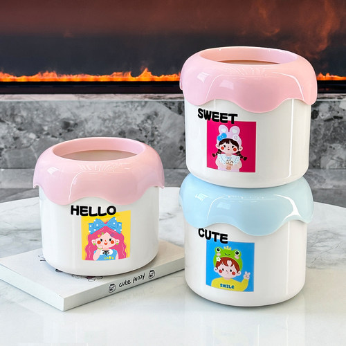 杜琥桌面垃圾桶高颜值可爱小号