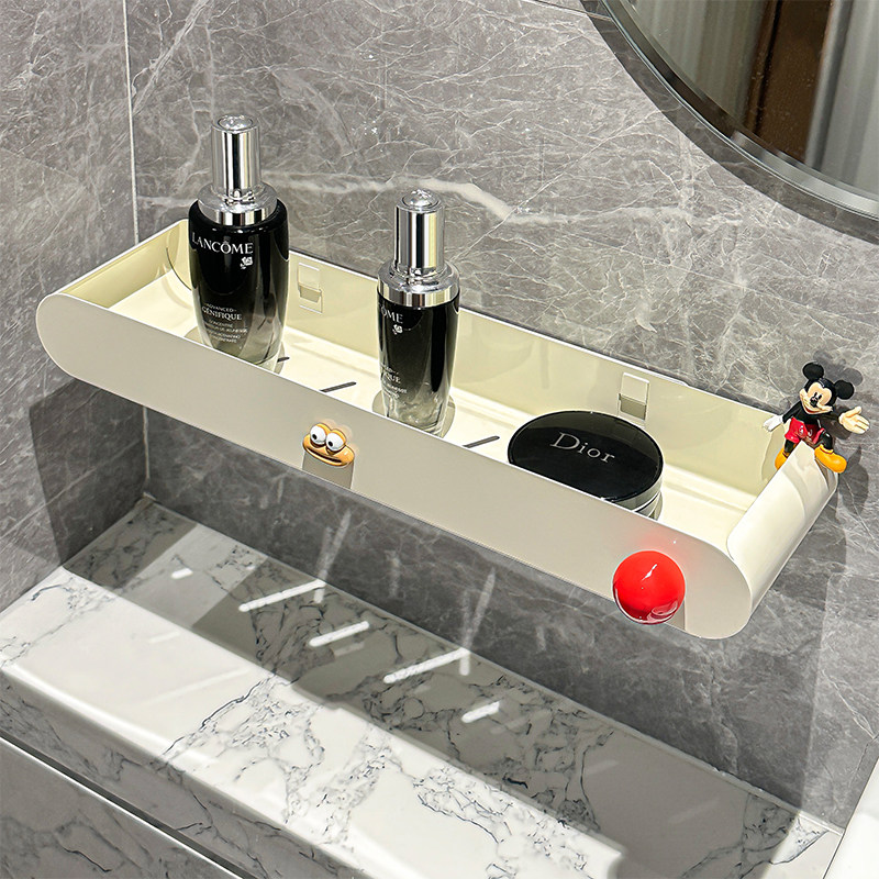 厕所免打孔置物架子浴室卫生间洗漱台壁挂式墙上化妆品收纳架神器,家庭/个人清洁工具,浴室角架/置物架,淘宝优惠券,粉丝福利购,淘宝优惠卷