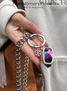 metalmorphose护目镜炫彩防风潮人挂件百搭 原创质感礼品