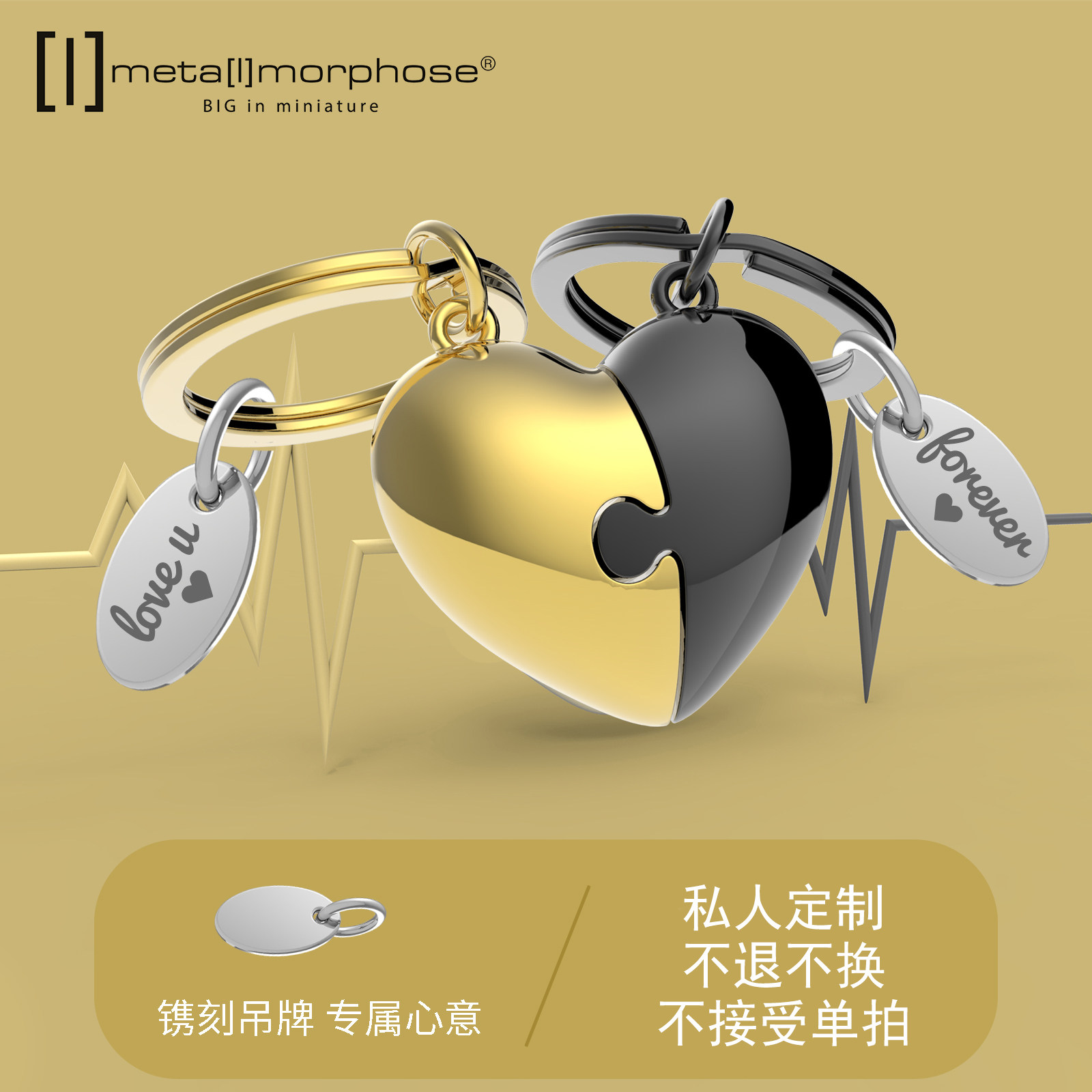 DIYmetalmorphose刻字吊牌