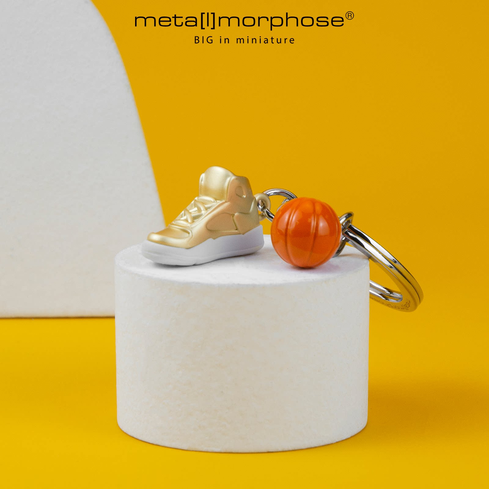 Metalmorphose篮球鞋合金车钥匙扣挂件 运动风比利时创意男生礼物
