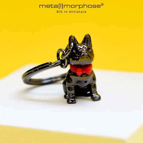 法斗钥匙扣MetalMorphose合金萌
