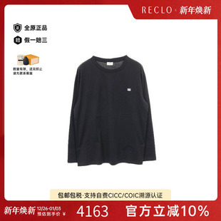 中古Celine赛琳男A级95新cut sew针织布棉上衣黑色