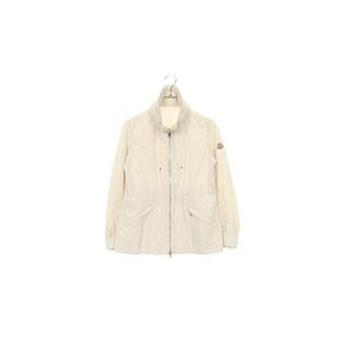 中古Moncler盟可睐女B级9新Jacket夹克外套尼龙外套浅褐色