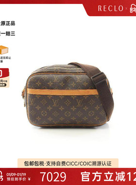 中古LV路易威登女包A级95新Reporter PM记者包斜挎包经典RECLO