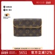 中古LV路易威登女包A级95新 Leather Pochette老花斜挎包RECLO