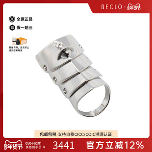 中古Vivienne Westwood薇薇安男S级99新ring戒指925银戒指银色