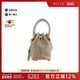 中古FENDI芬迪女包A级95新Mini Mon Tresor水桶包牛皮手提斜挎包