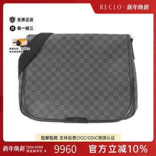 正品 时尚 RECLO GM斜挎包经典 中古LV路易威登女包B级9新Daniel