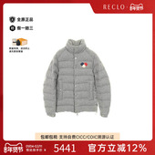 中古Moncler盟可睐男B级9新Down jacket羽绒夹克羊毛外套灰色