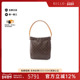 中古LV路易威登女包B级9新LoopingGM名媛包涂层防水帆布单肩包
