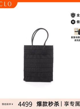 中古Ferragamo菲拉格慕女包B级9新tote bag托特包牛皮托特包黑色
