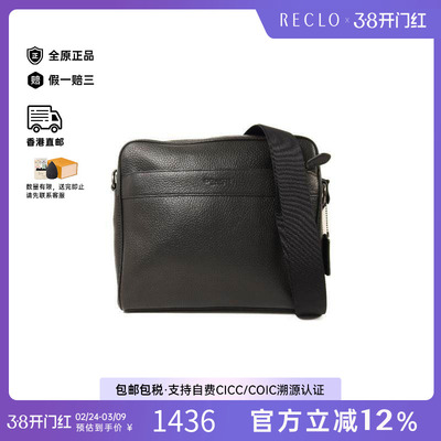 中古Coach蔻驰斜挎包メンズ牛皮