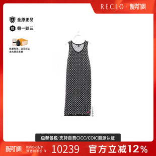 中古LV路易威登女A级95新one 休闲 piece连衣裙丝绸上衣黑色正品