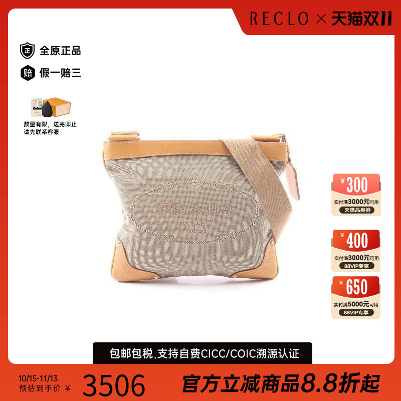 中古Prada普拉达斜挎包