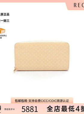 中古LV路易威登女A级95新Zippy Wallet牛皮长钱包黄色