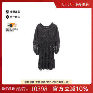 中古Chanel香奈儿女A级95新one piece连衣裙尼龙上衣灰色