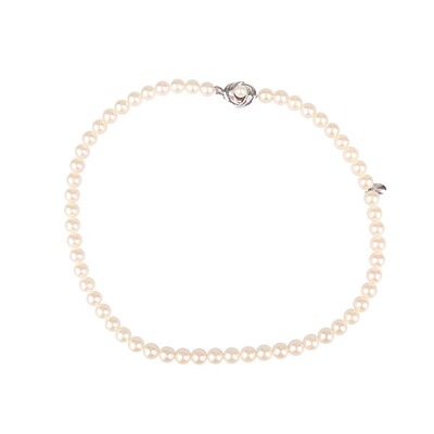 「9.5新」TASAKI(塔思琦)天鹅标海水珍珠串珠项链92544cmRECLO