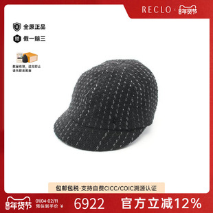 中古Chanel香奈儿女A级95新Chanel香奈儿棉帽子黑色简约小众RECLO