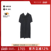 中古Fendi芬迪女A级95新one piece连衣裙羊毛上衣黑色正品 休闲