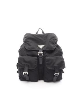 中古Prada普拉达女包A级95新rucksack背包/旅行背包双肩包双肩包