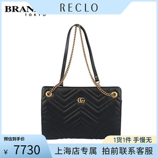 中古「9新」GUCCI古驰GG MARMONT 绗缝链条托特 二手奢侈品包包