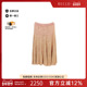 中古Gucci古驰女A级95新skirt裙子帆布裙子粉色