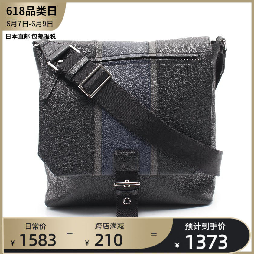 中古FURLA芙拉【AB】9.5新邮差包 真皮肩包 黑色海军蓝男性611242在类目 箱包皮具/热销女包/男包, 男士包袋中 - 来自Buy2taobao.com提供专业的淘宝代购服务