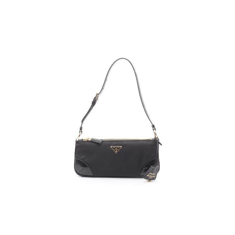 中古Prada普拉达女包S级99新Shoulder bag肩包尼龙单肩包黑色,箱包皮具/热销女包/男包,通用款女包,淘宝优惠券,粉丝福利购,淘宝优惠卷