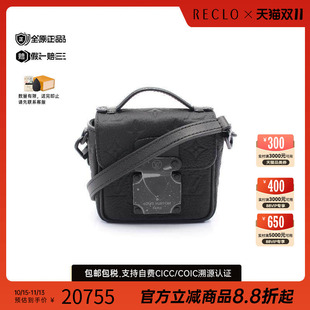 中古LV路易威登男包S级99新Handbag手包牛皮斜挎包黑色轻奢小众