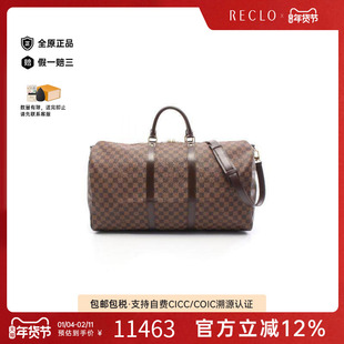 中古LV路易威登男包A级95新Boston bag波士顿包斜挎包正品休闲