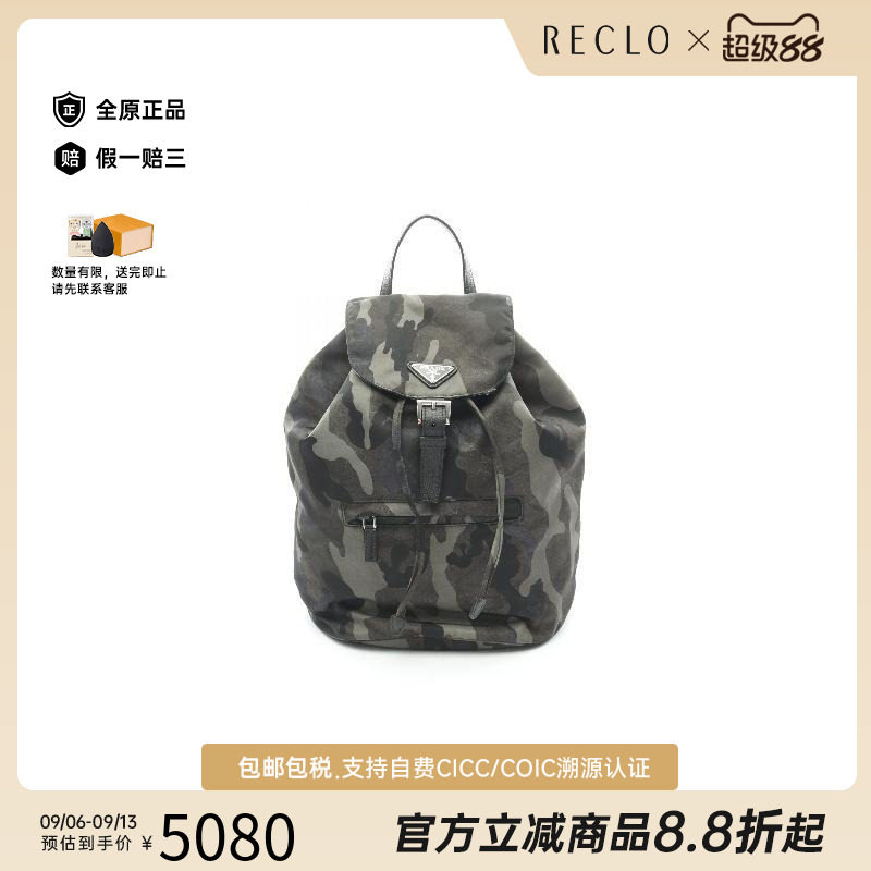 中古Prada普拉达双肩包