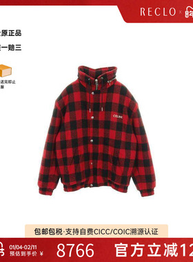 中古Celine赛琳男A级95新Jacket夹克外套羊毛外套红色