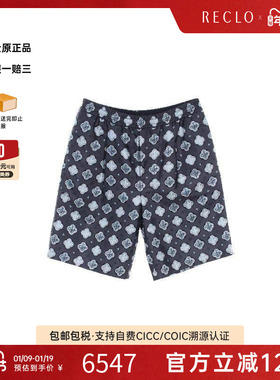 中古LV路易威登男A级95新Pants裤子丝绸裤子灰色个性百搭RECLO