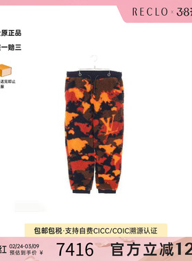 中古LV路易威登男A级95新Pants裤子棉裤子蓝色