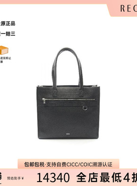 中古Dior迪奥男包A级95新Tote Bag托特包牛皮托特包黑色正品休闲