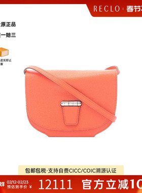 中古Hermes爱马仕女包A级95新Shoulder bag肩包牛皮斜挎包粉色